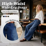 Women's High-Waist Wide-Leg Jeans