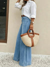 Women's High-Waist Wide-Leg Jeans