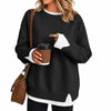 Women's Relaxed Long-Sleeve Sweatshirt – Oversized Casual Pullover