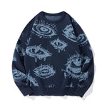 Men's Eye Graphic Knit Sweater