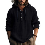 Men's Lightweight Cotton-Linen Hoodie