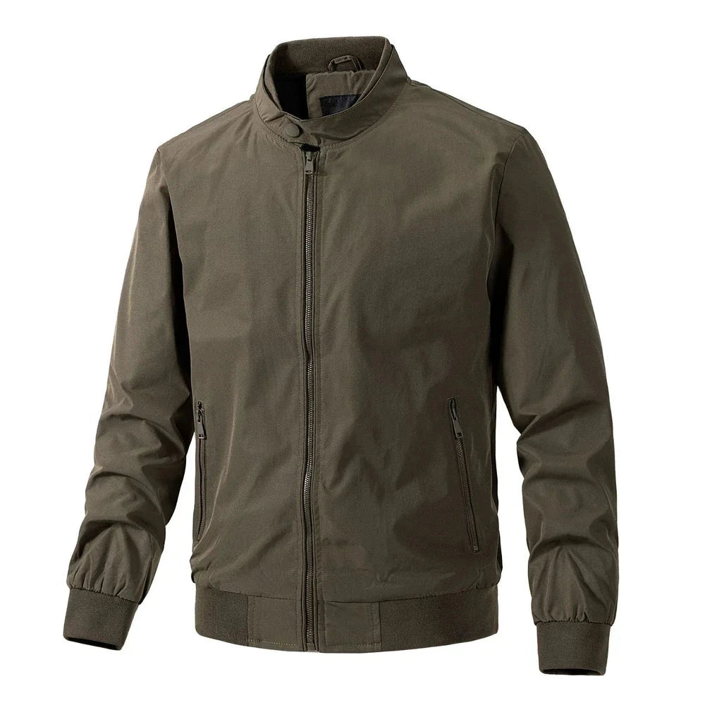 Men's Stand-Collar Bomber Jacket