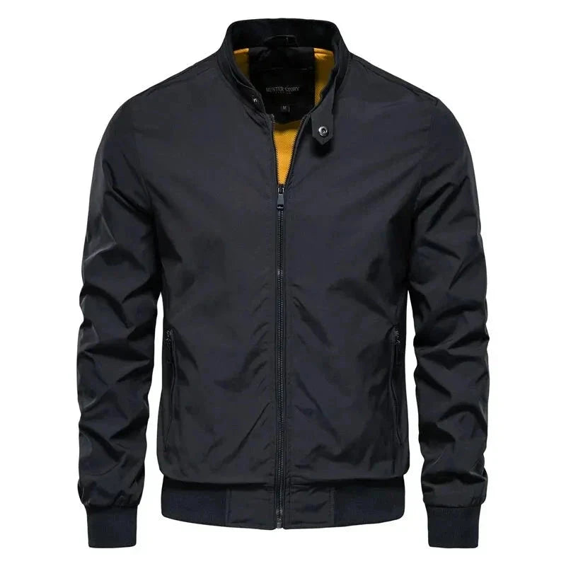 Men's Stand-Collar Bomber Jacket