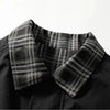 Men's Vintage Plaid-Trim Bomber Jacket – Relaxed Fit
