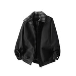 Men's Vintage Plaid-Trim Bomber Jacket – Relaxed Fit