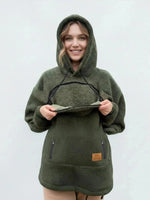 Lamb Wool Pet Pocket Hoodie